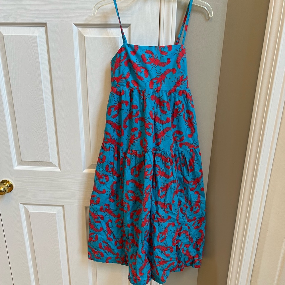 J Crew Lobster Dress. Size 0P